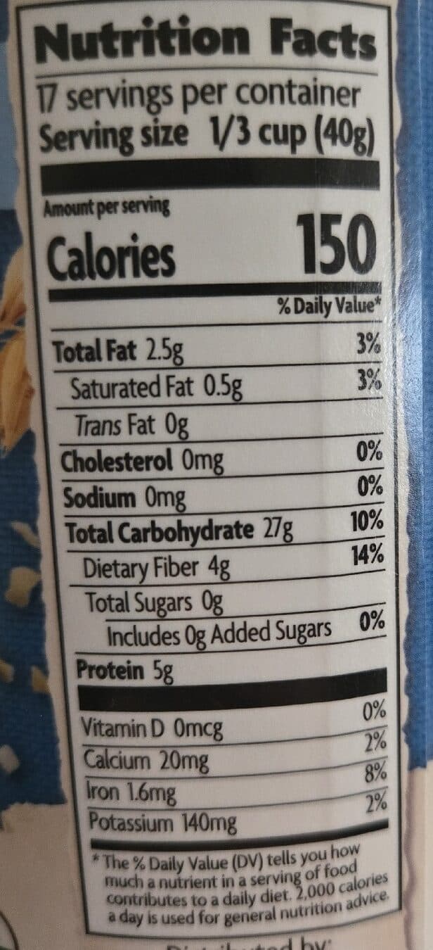 Open Food Facts Natures path organic quick cook steel cut whole grain oats packshot