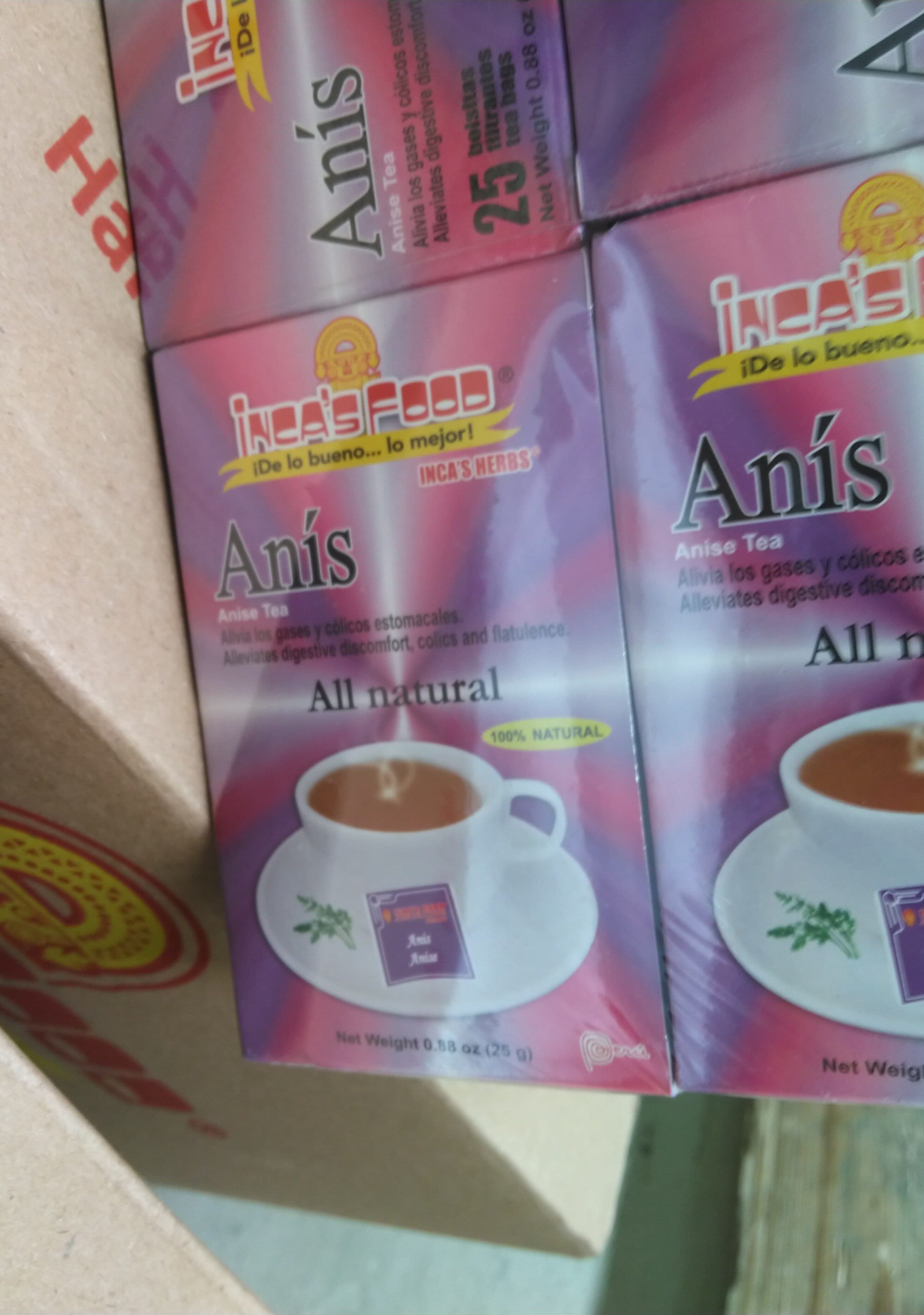 Inca's Herbs Te' Anis Anise packshot