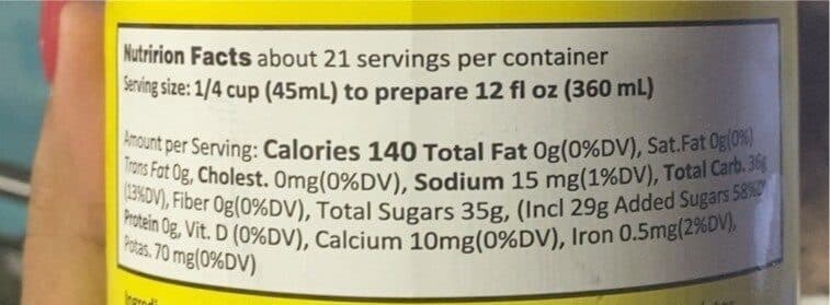 Jarabes Veracruzanos Sa De Cv Tamarind concentrate packshot