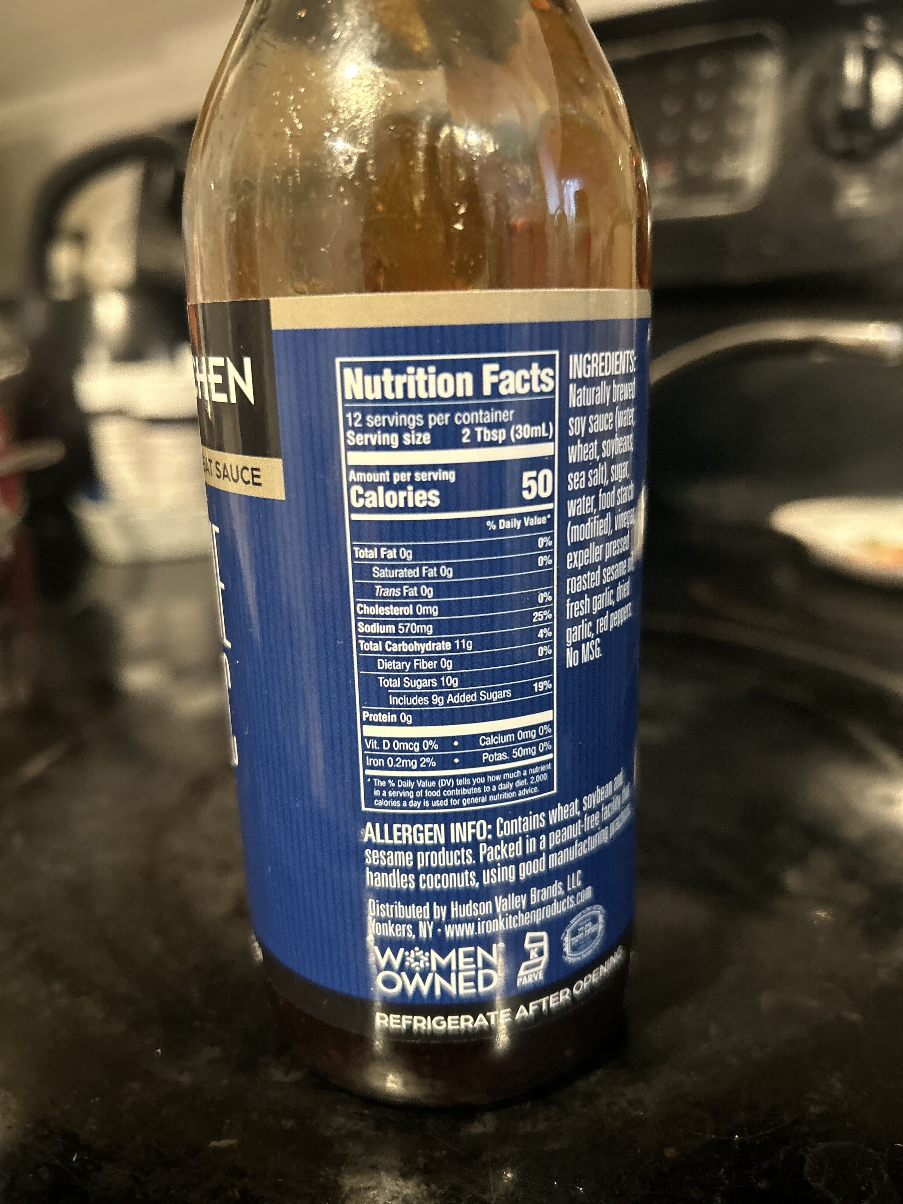 Iron Kitchen Sesame Garlic Sauce & Glaze packshot