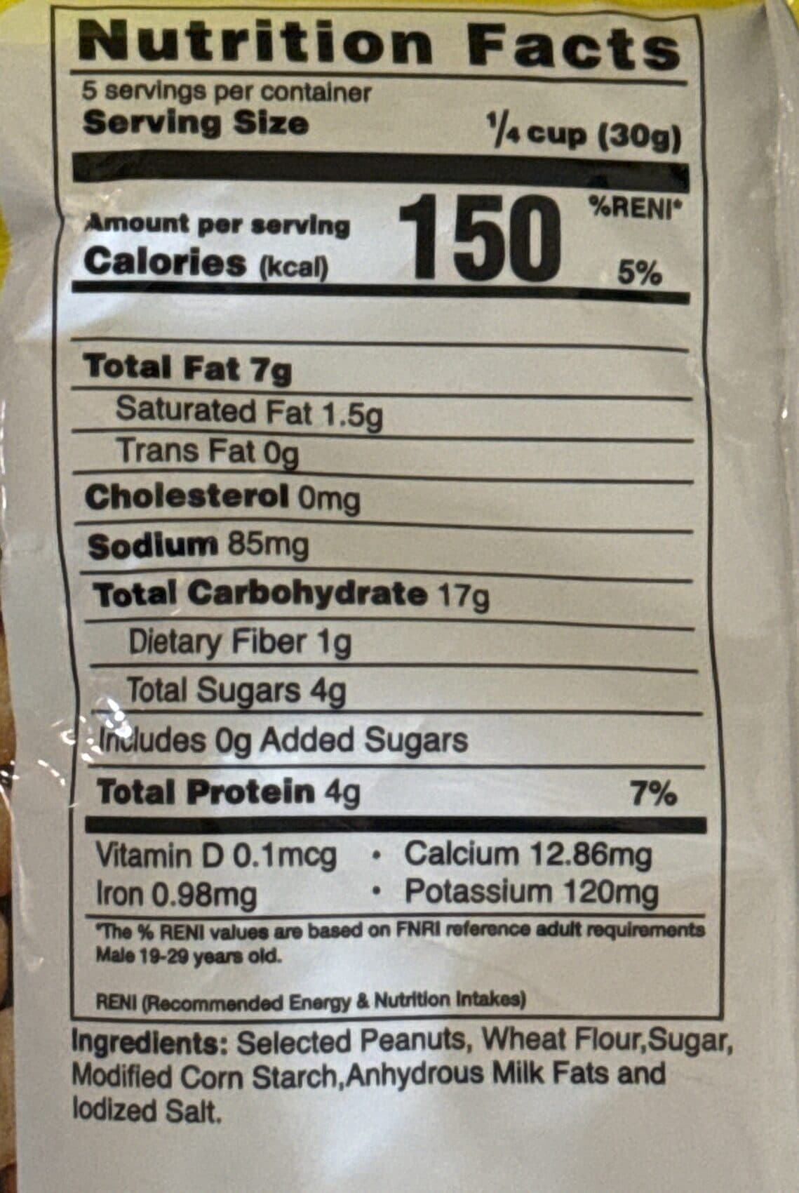 Food Industries Inc. Nagaraya, Cracker Nuts, Original packshot