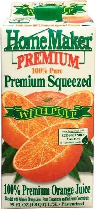 Tws Marketing Group Inc. 100% Premium Orange Juice With Pulp packshot