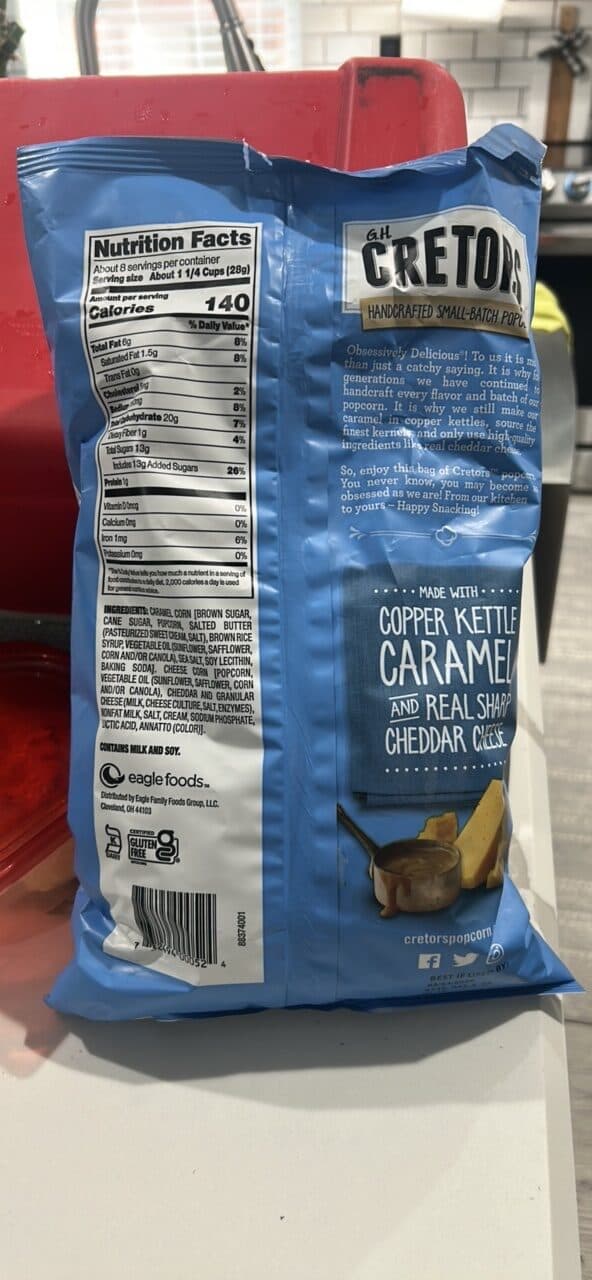 G.H. Cretors Cheese & Caramel Mix packshot