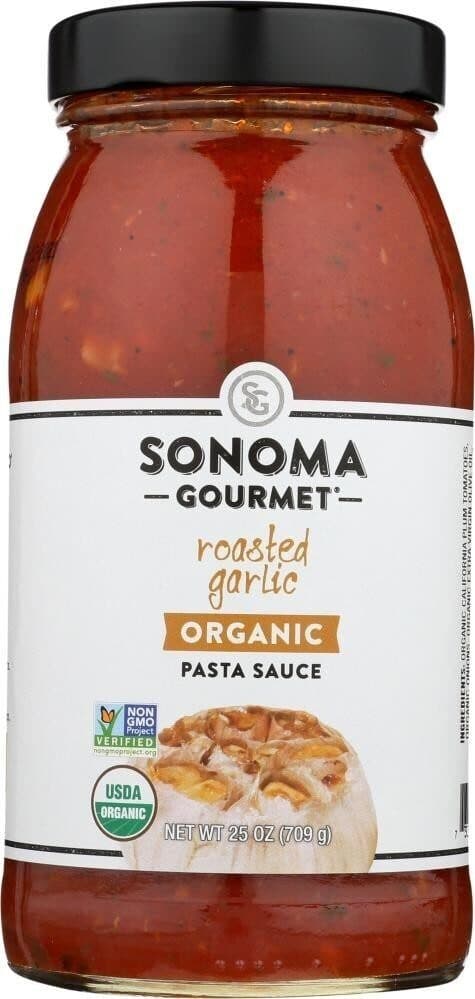 Sonoma Gourmet Organic Pasta Sauce Roasted Garlic packshot