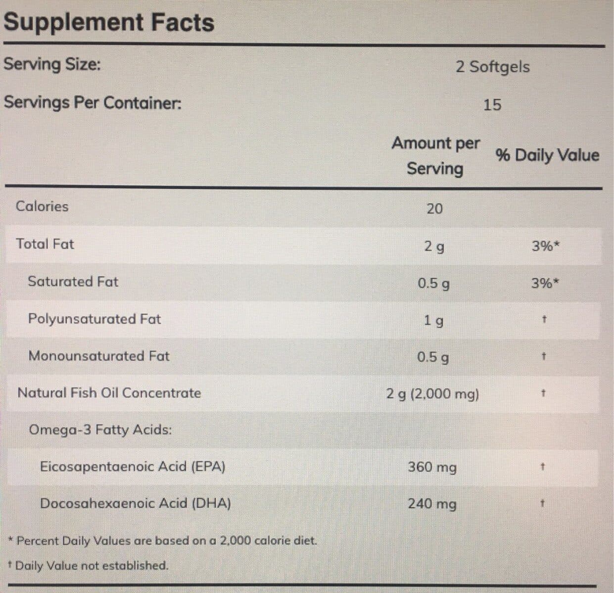 now Now Omega-3 Fish Oil Concentrate packshot