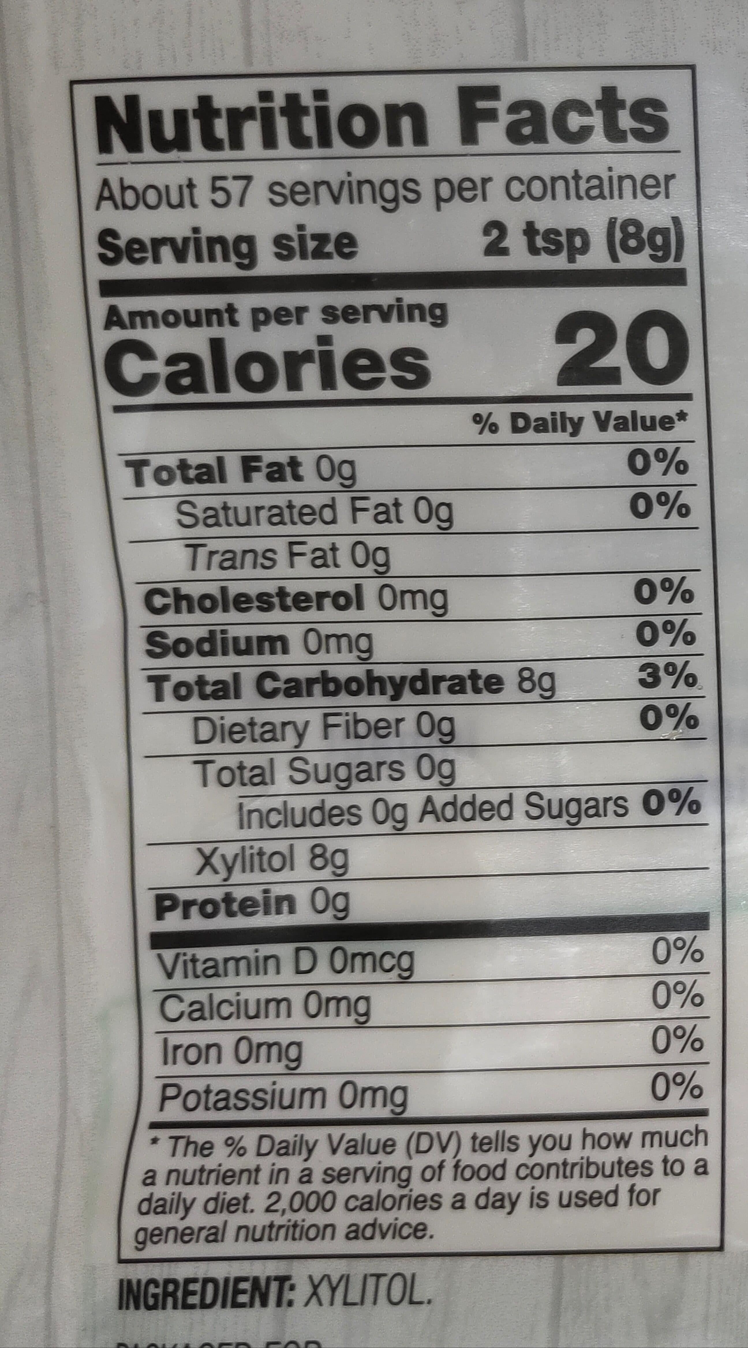 Now Real Food Xylitol packshot