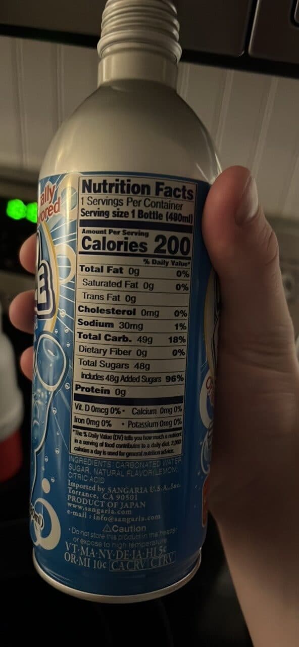 SANGARIA RAMU BOTTLE Carbonated Soft Drink packshot