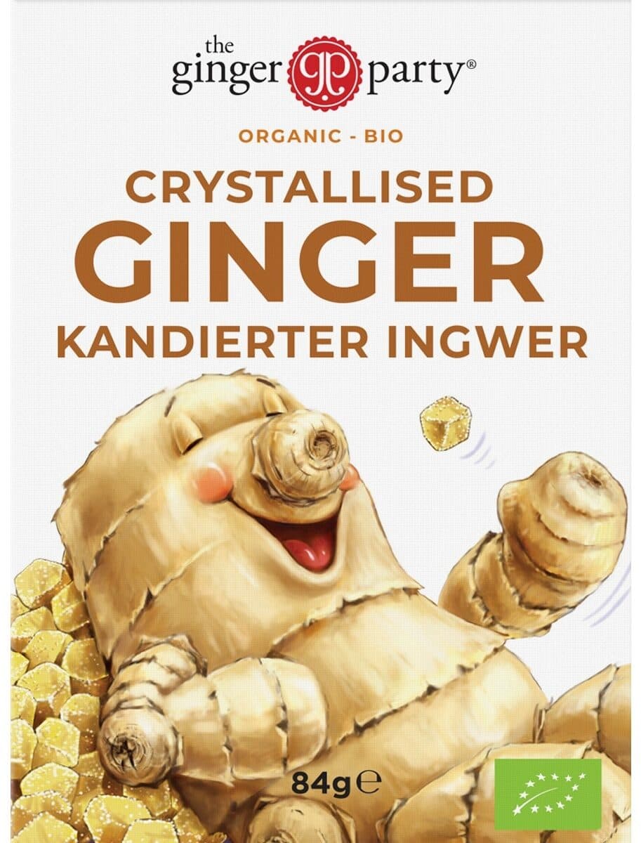 The Ginger People Organic Crystallised Ginger packshot