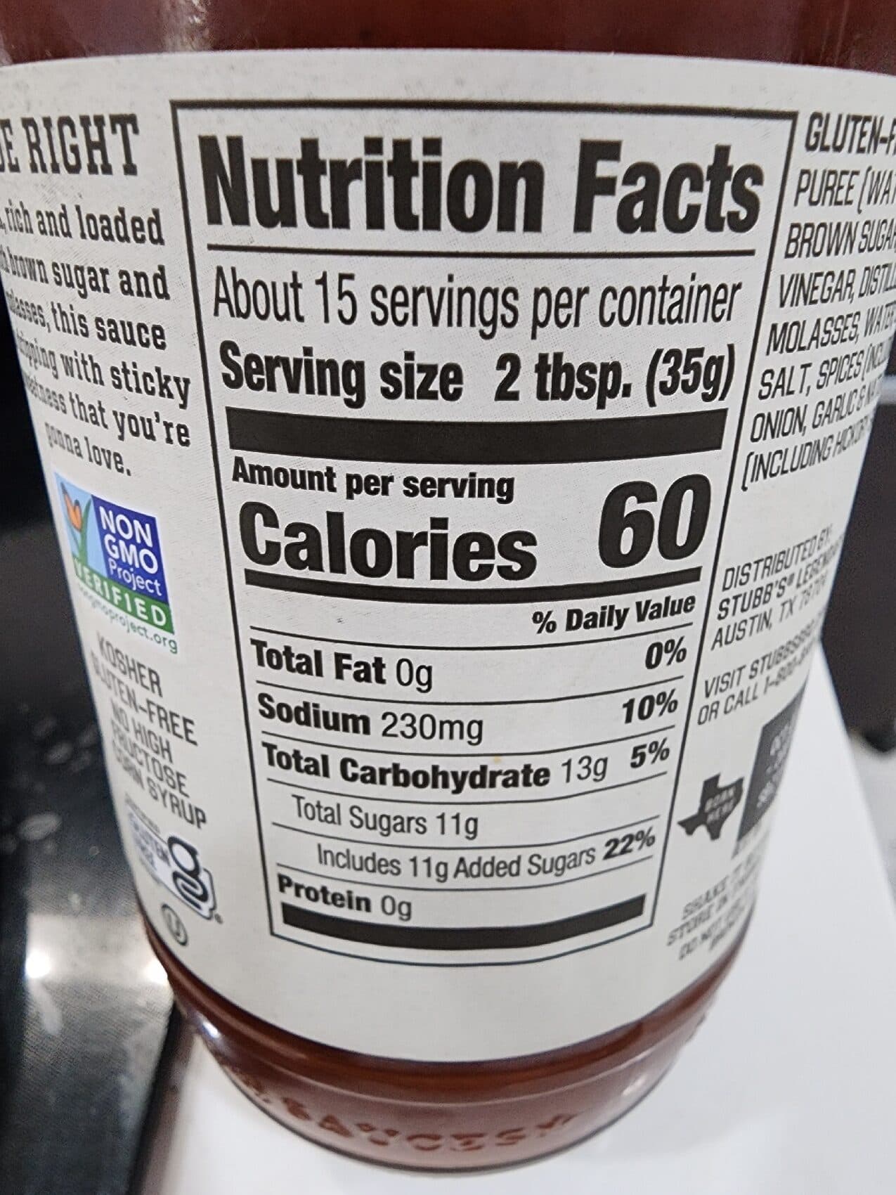 Stubb's Sticky Sweet BBQ Sauce packshot