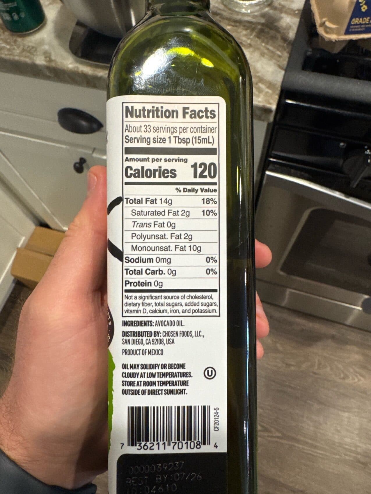 Chosen Foods AVOCADO OIL packshot