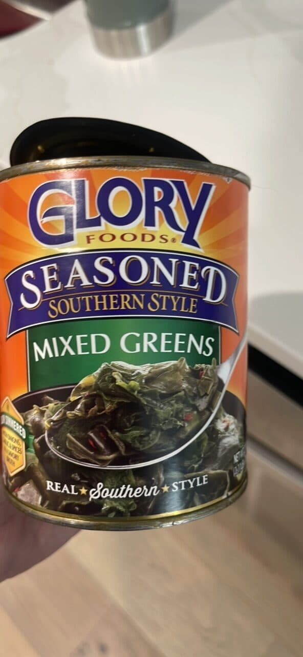 Glory Foods Seasoned Southern Style Mixed Greens packshot