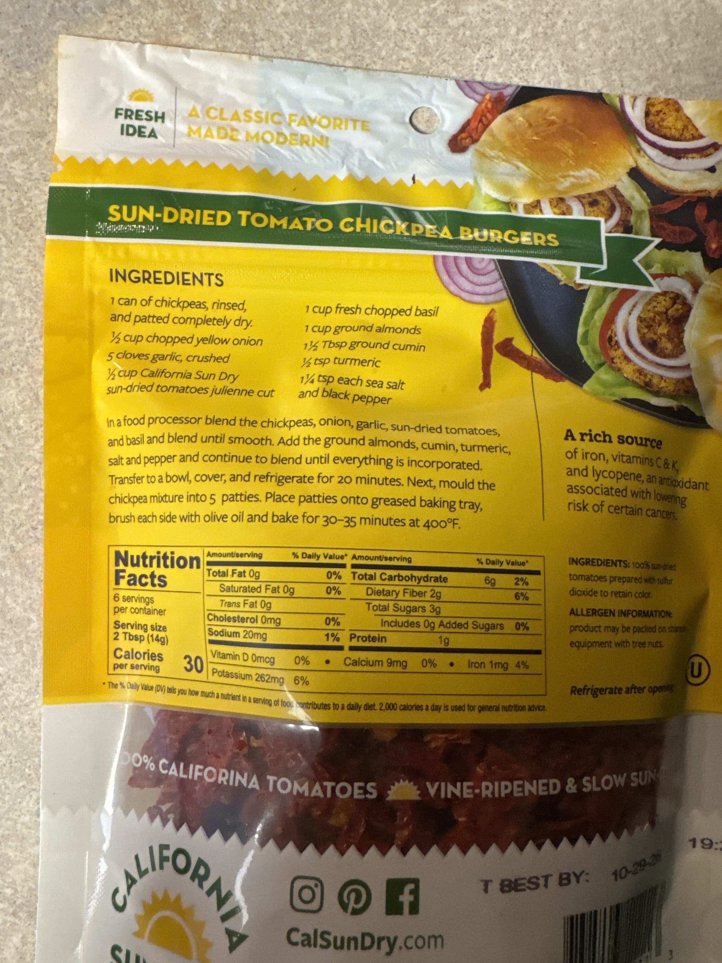 California Sun-Dry Sun-Dried Tomatoes Julienne Cut packshot