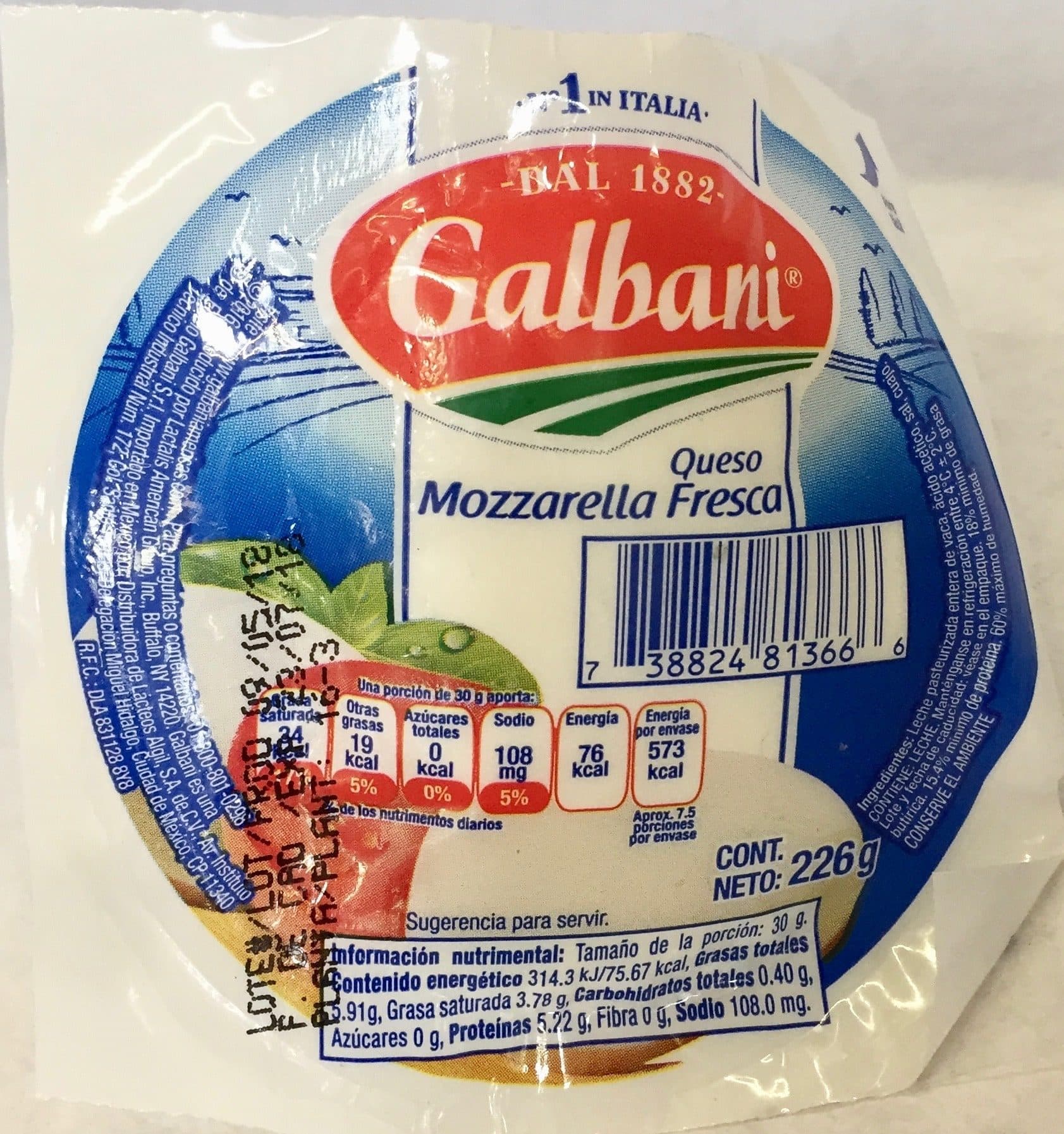 Galbani Galbani Queso Mozzarella packshot