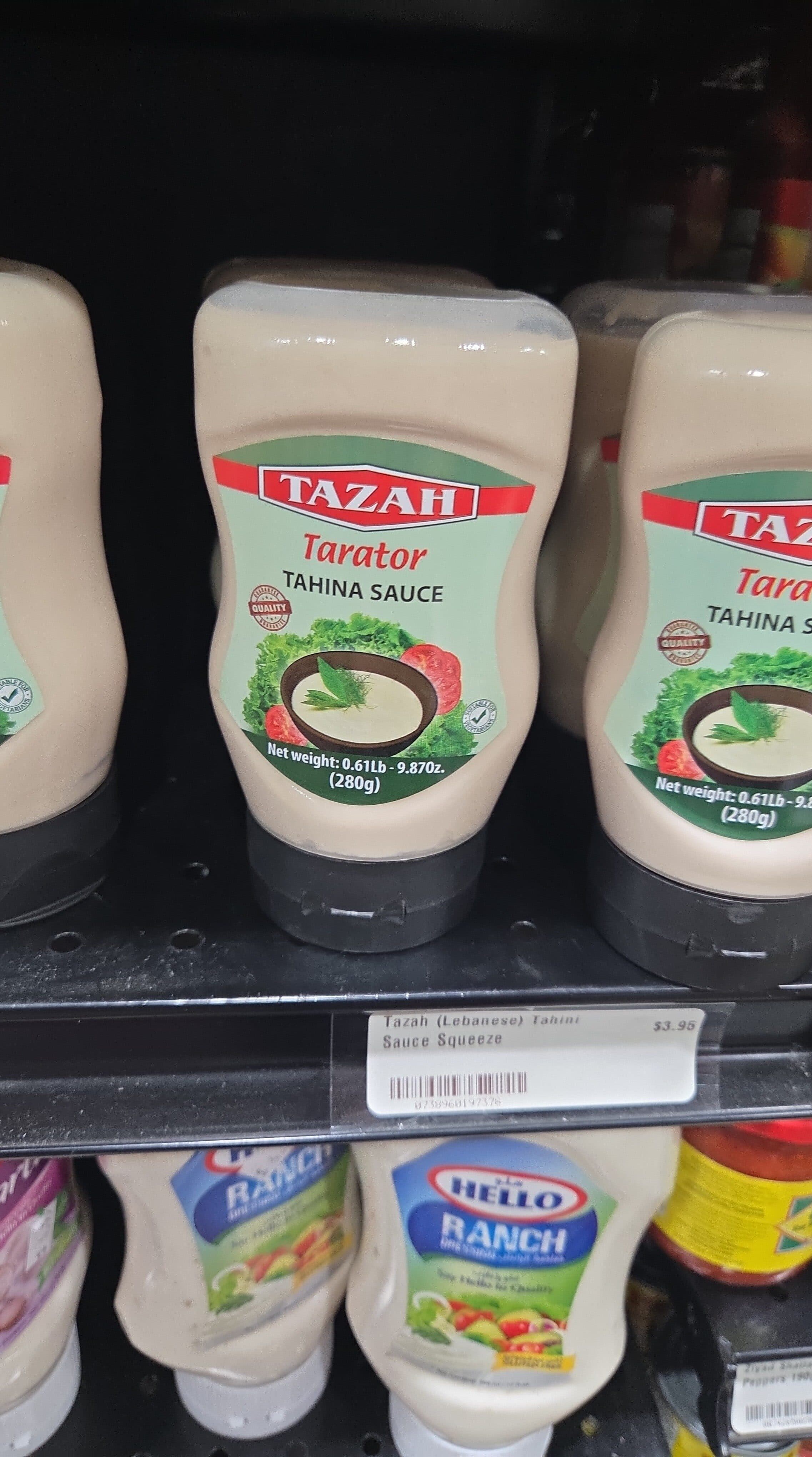 Tazah Taratour Tahina Sauce packshot