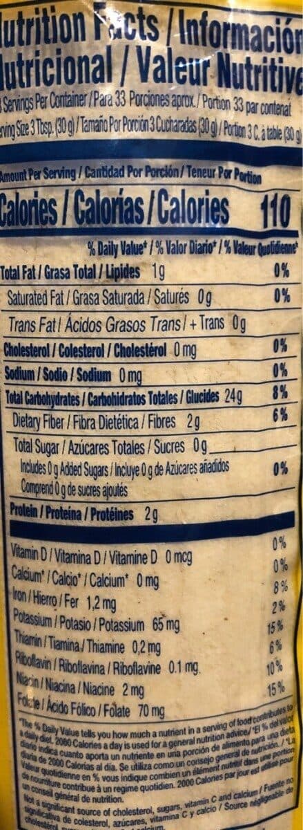 P.A.N PRE-COOKED WHITE CORN MEAL packshot