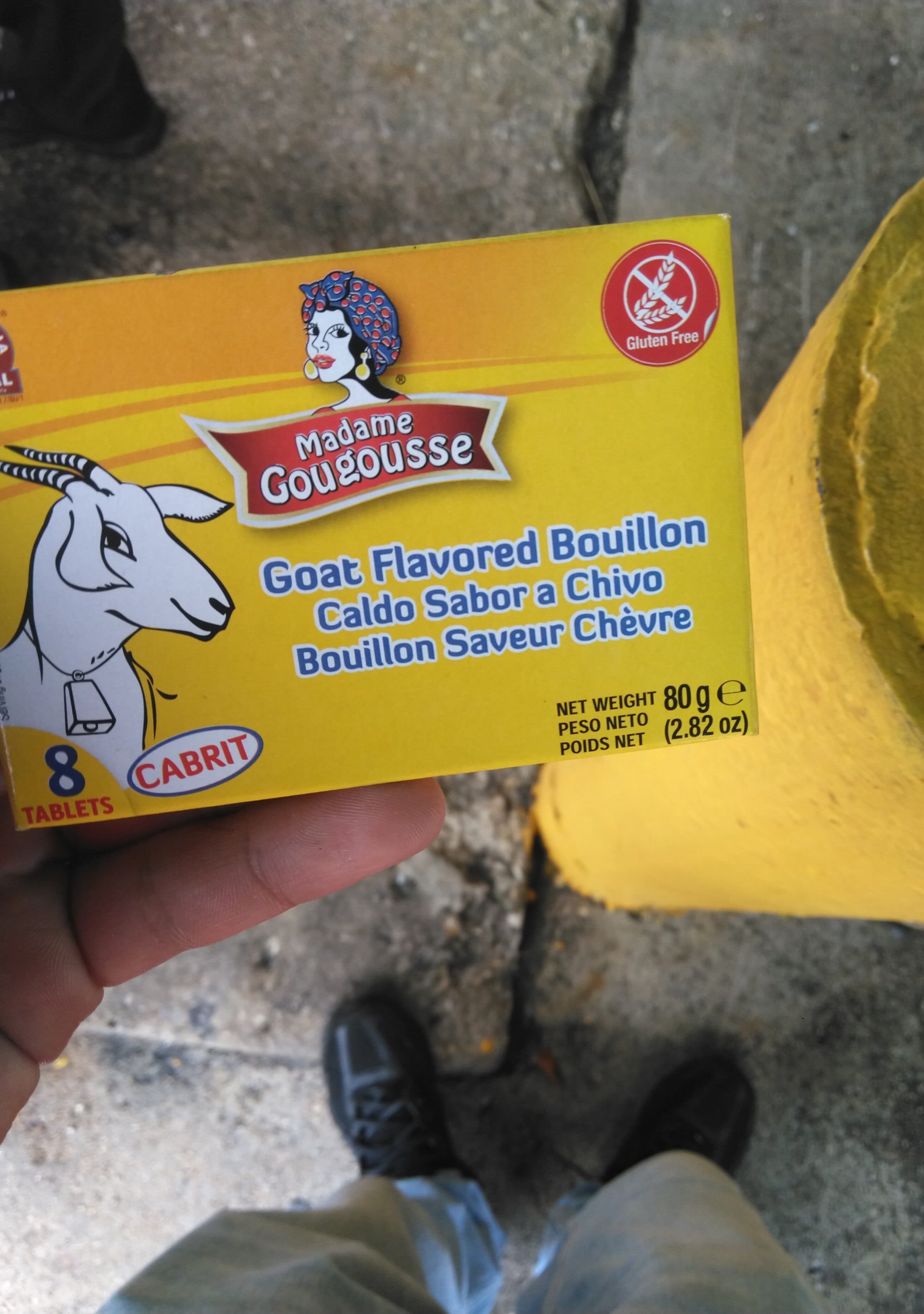 Madame Gougousse Foods Corp. Madame Gougousse, Goat Flavored Bouillon packshot