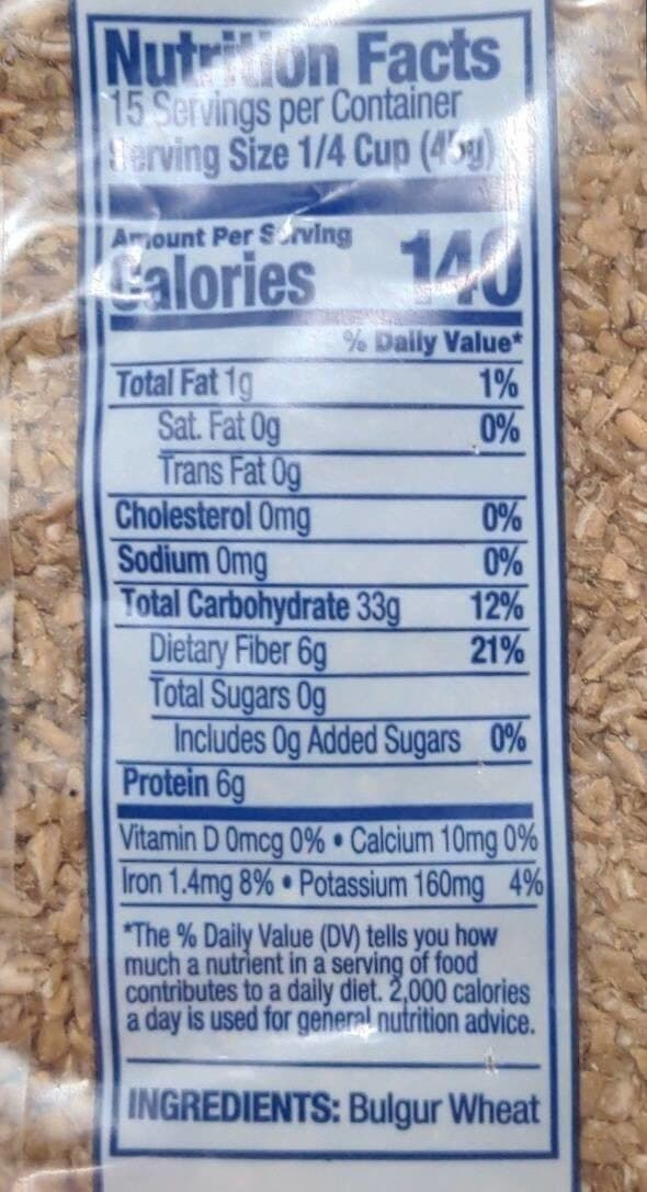 Madame Gougousse Cracked Bulgur wheat packshot