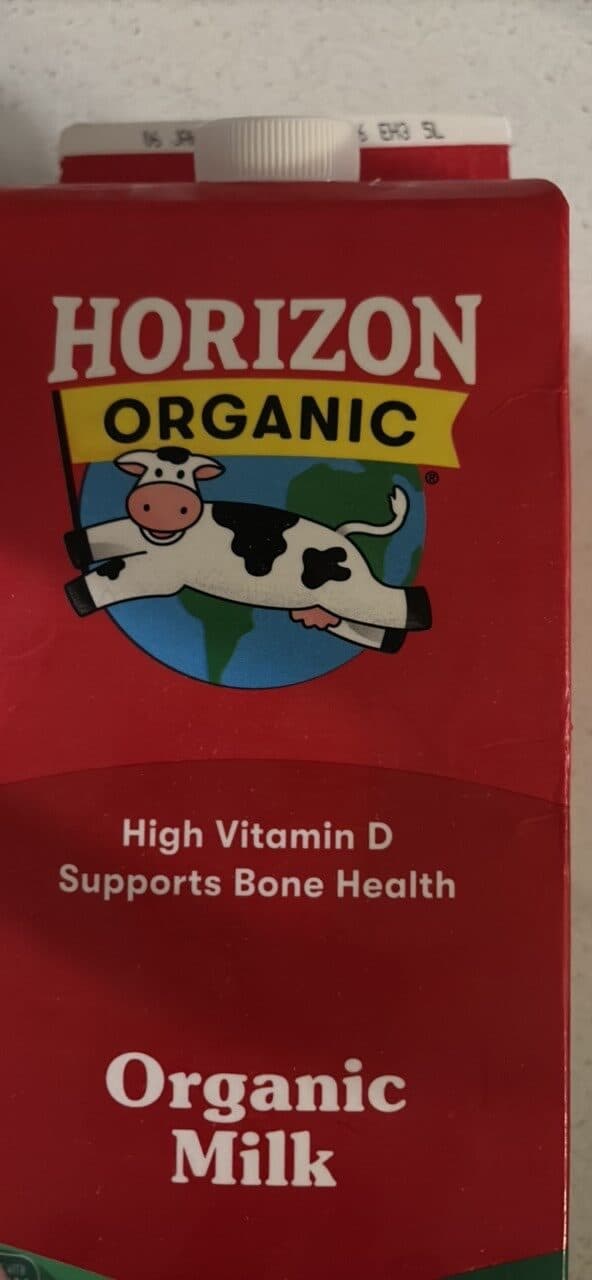 Horizon Organic Organic Milk packshot