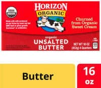 Horizon Organic Unsalted butter packshot