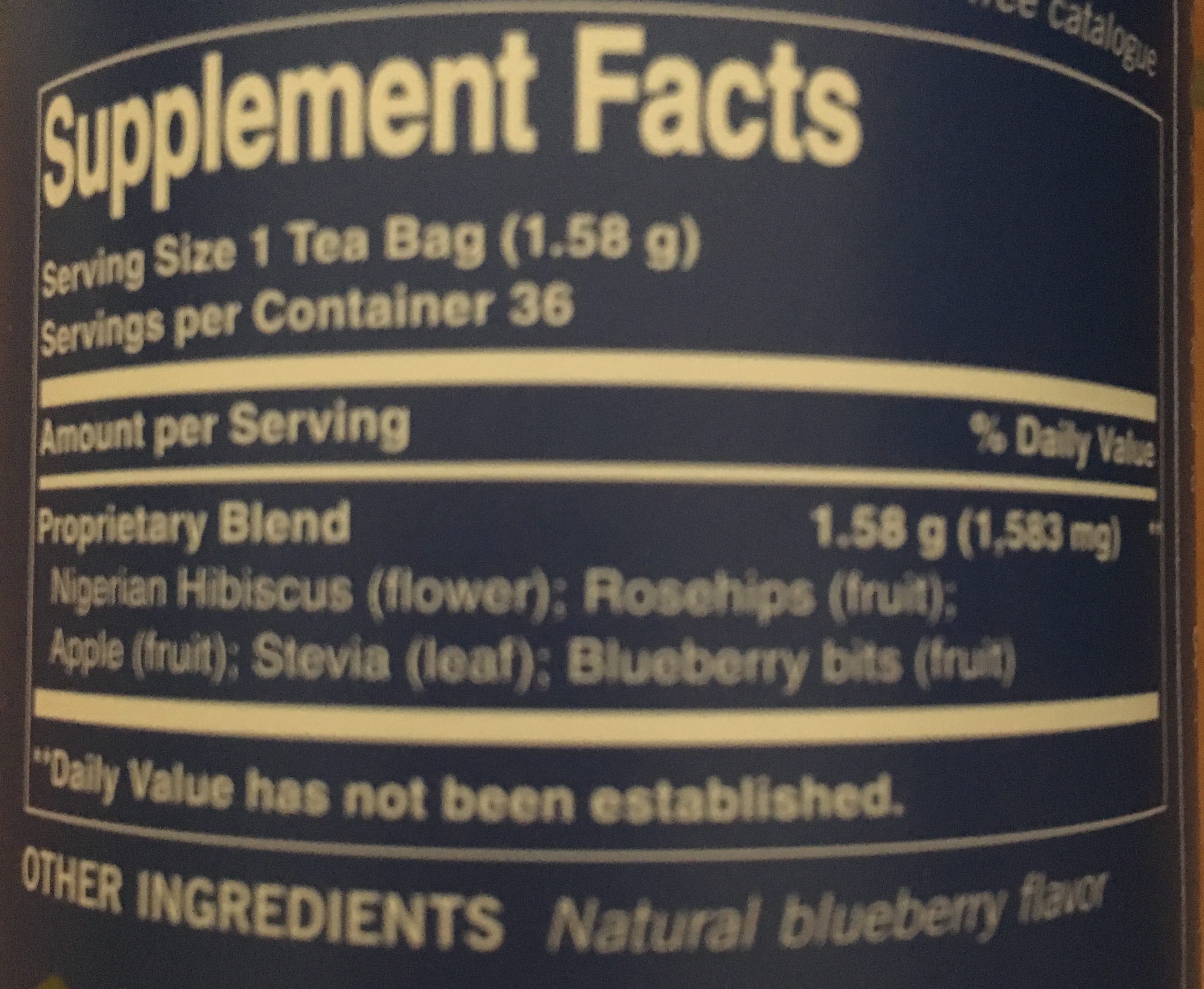 The Republic Of Tea Hibiscus, Blueberry packshot