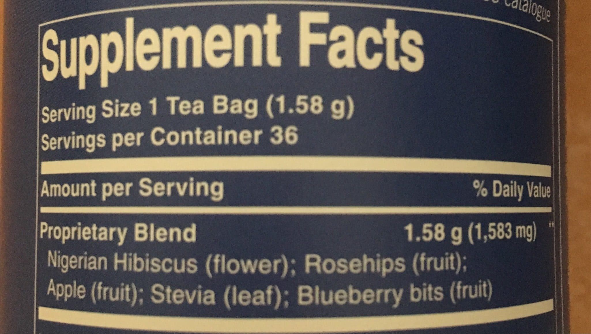 The Republic Of Tea Hibiscus, Blueberry packshot