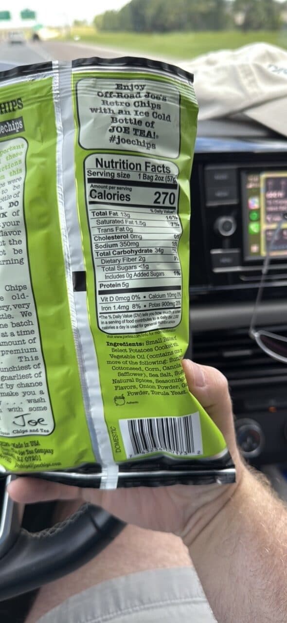 Off Road Joe Jalapeño Joe Chips Retro Potato Chips packshot
