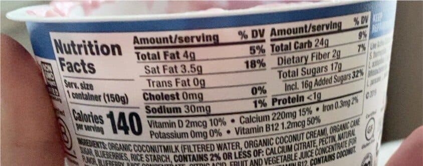 So Delicious Dairy Free Coconutmilk Yogurt Alternative, Blueberry packshot