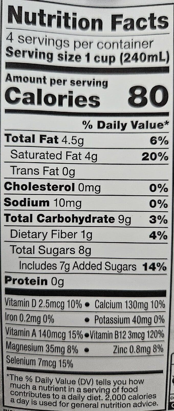 So Delicious Dairy Free Coconut Milk Beverage Vanilla Shelf Stable packshot