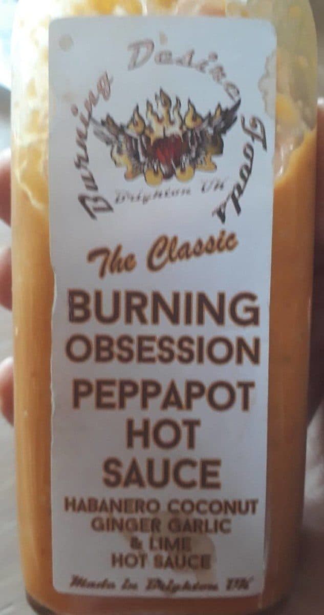 Open Food Facts Burning Obsession Peppapot Hot Sauce packshot