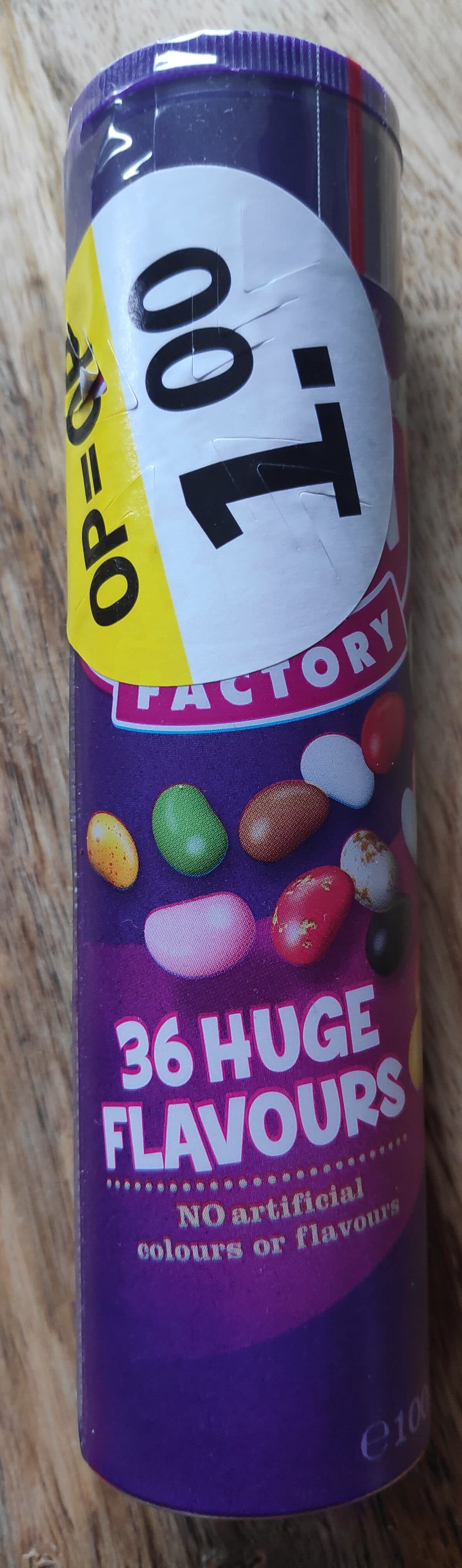The Jelly Bean Factory Jelly Bean Factory Huge Flavours Gourmet Jelly Beans packshot