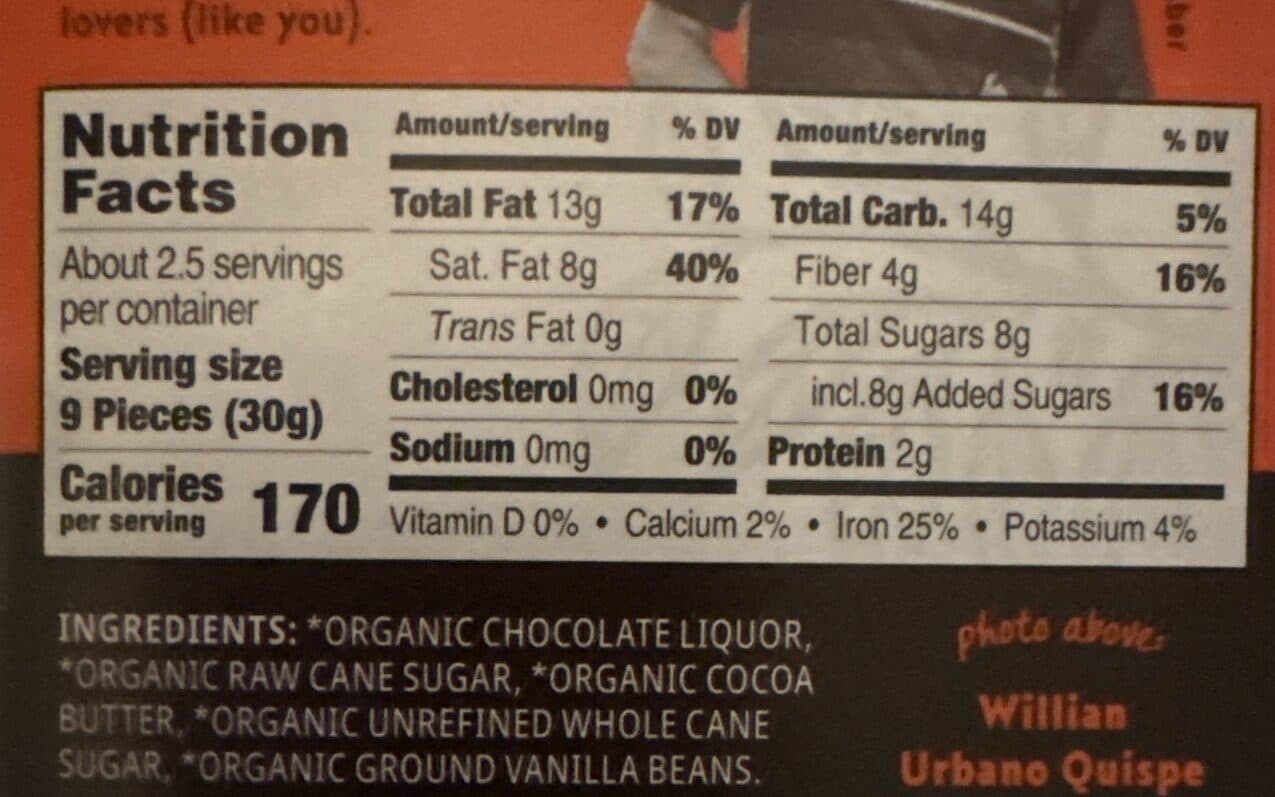 Equal Exchange Organic chocolate bar packshot