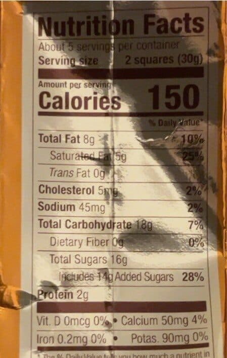 Ghirardelli Squares Milk Chocolate Caramel packshot