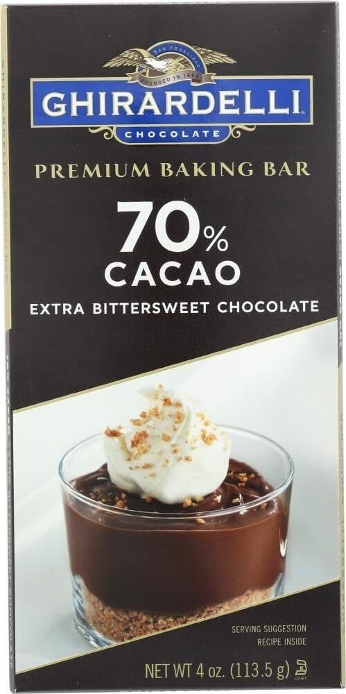 Ghirardelli 70% Cacao Extra Bittersweet Chocolate packshot