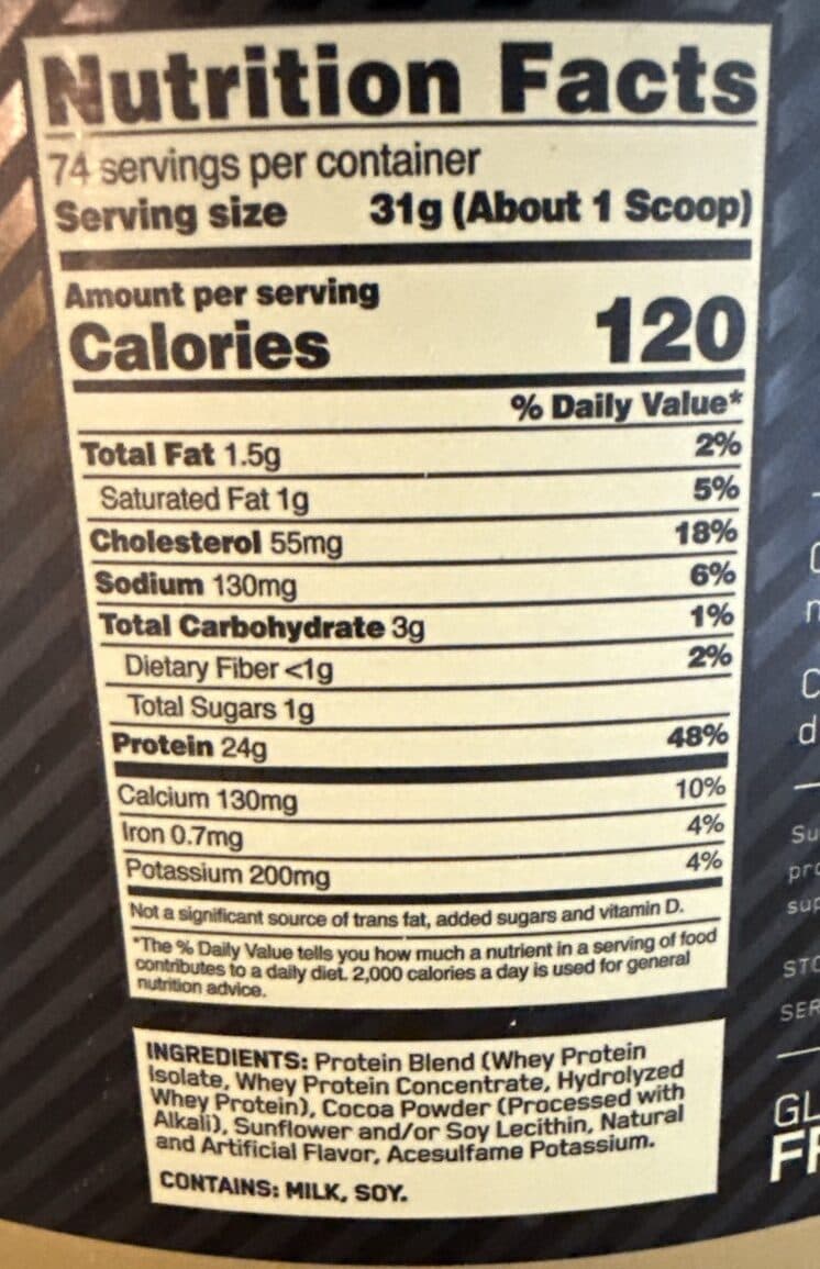 Optimum Nutrition Protein Shake packshot