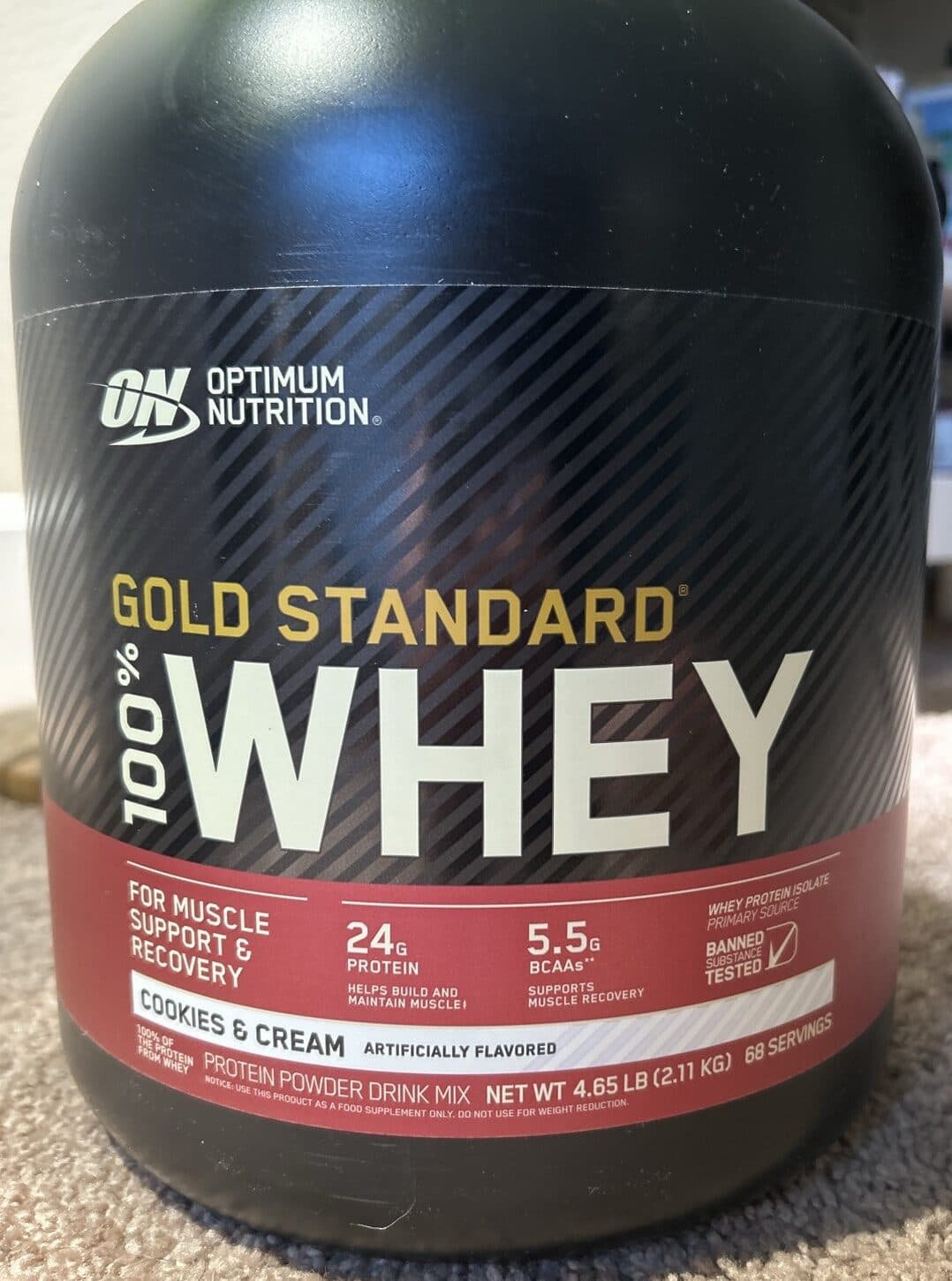 Optimum Nutrition Whey Gold Standard (2,2 KG) Optimum Nutrition Parfum Cookies & Cream packshot
