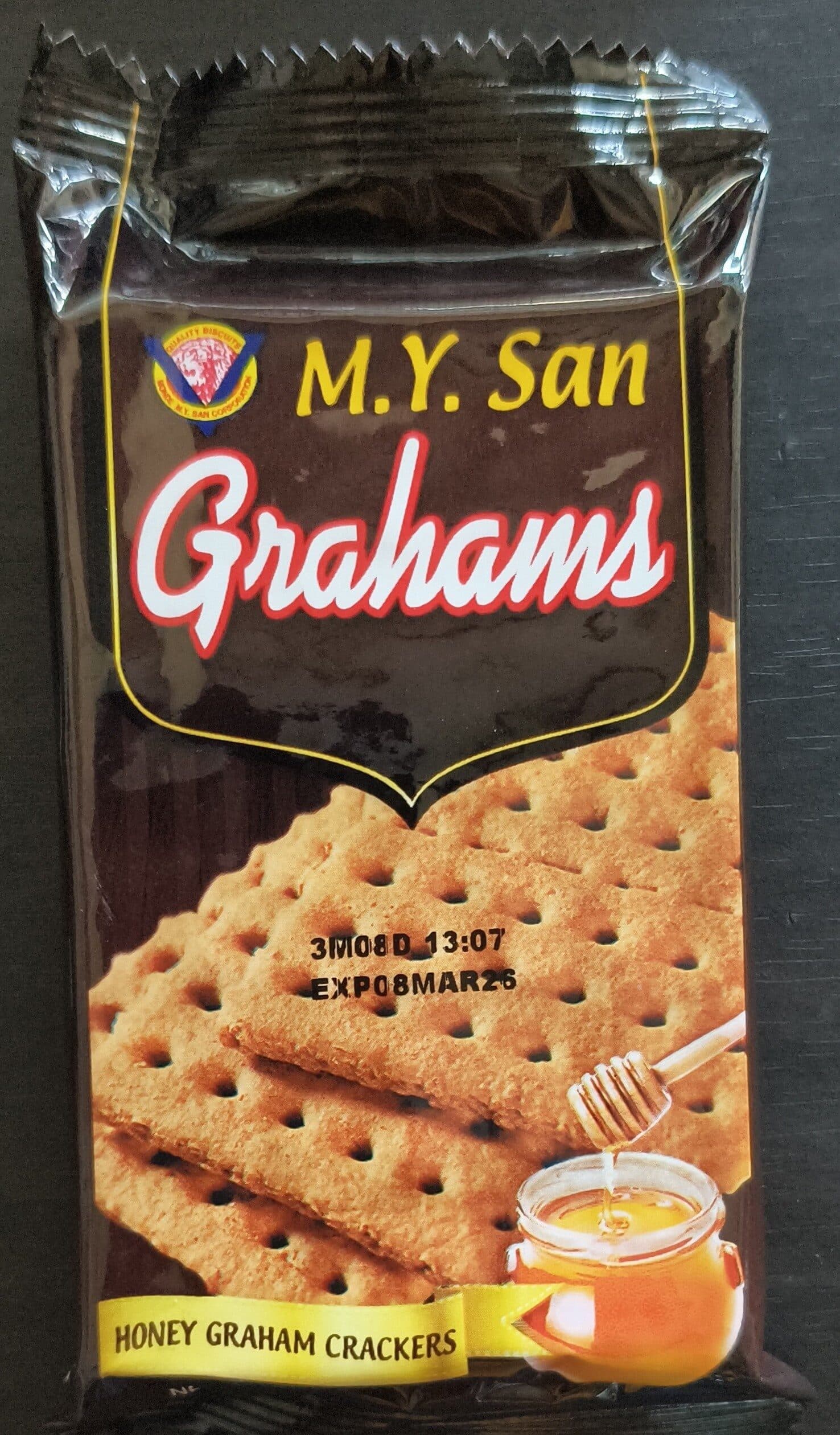 M.Y. San honey graham 25g packshot