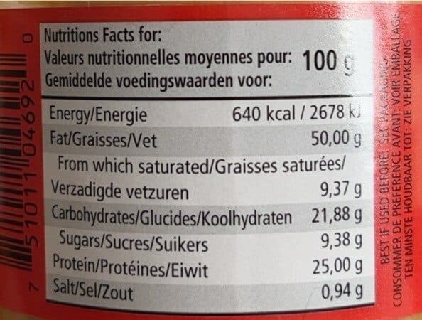4 LEAF Peanut Butter Crunchy packshot