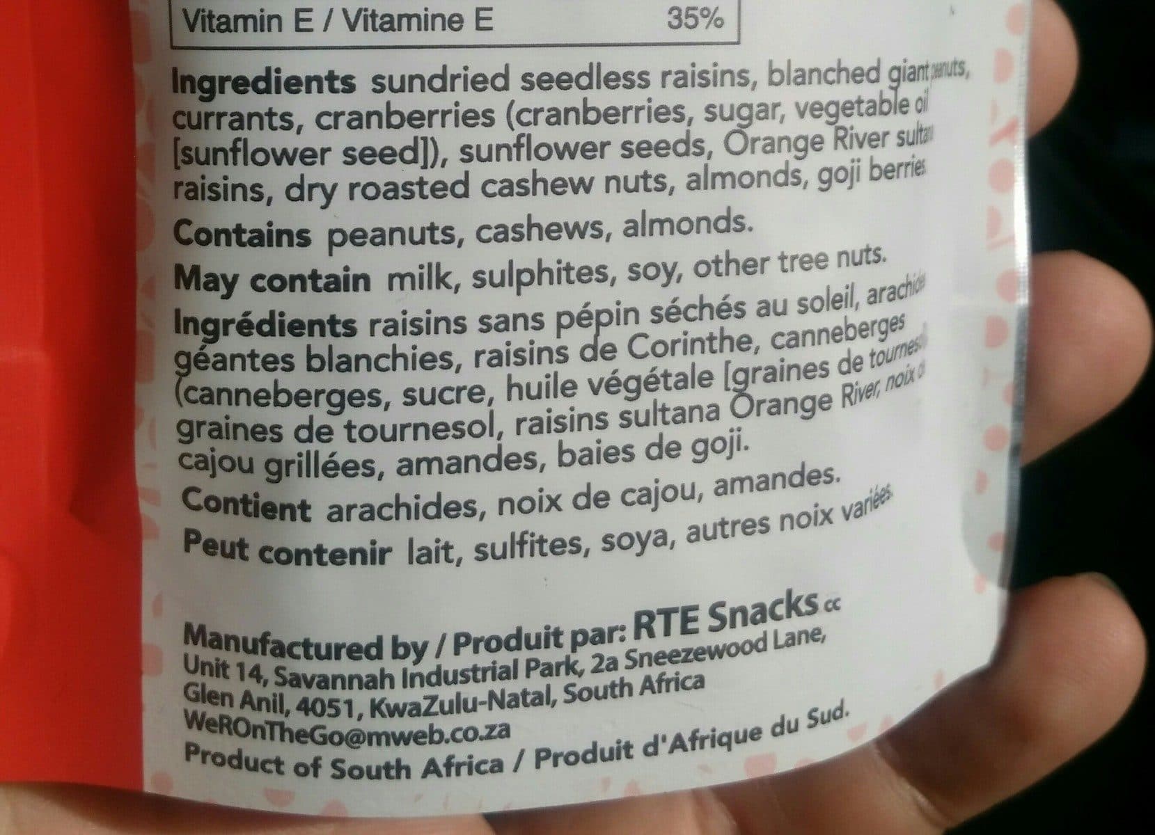 Open Food Facts Fusion snack packshot