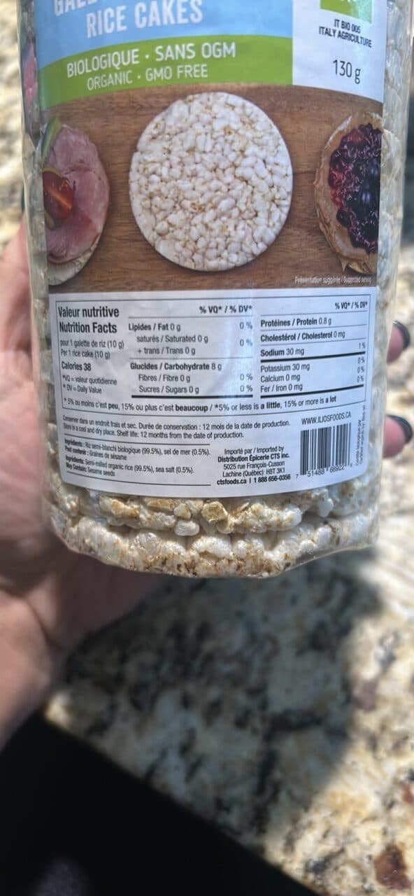 ILIOS Galettes de riz packshot