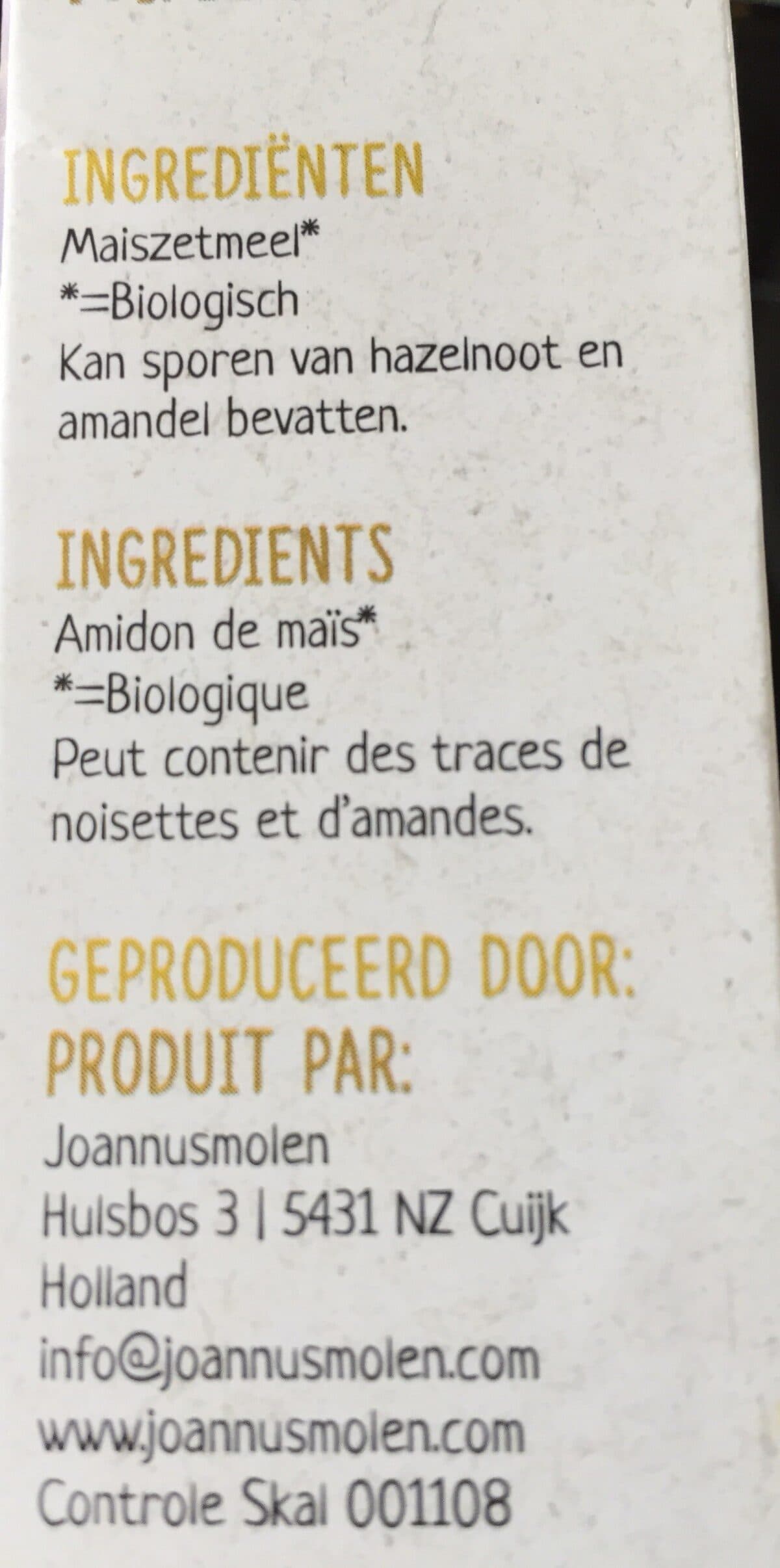 Open Food Facts Amidon de mais packshot