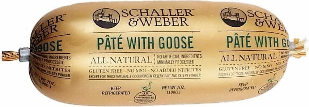 Schaller & Weber Pate with goose packshot