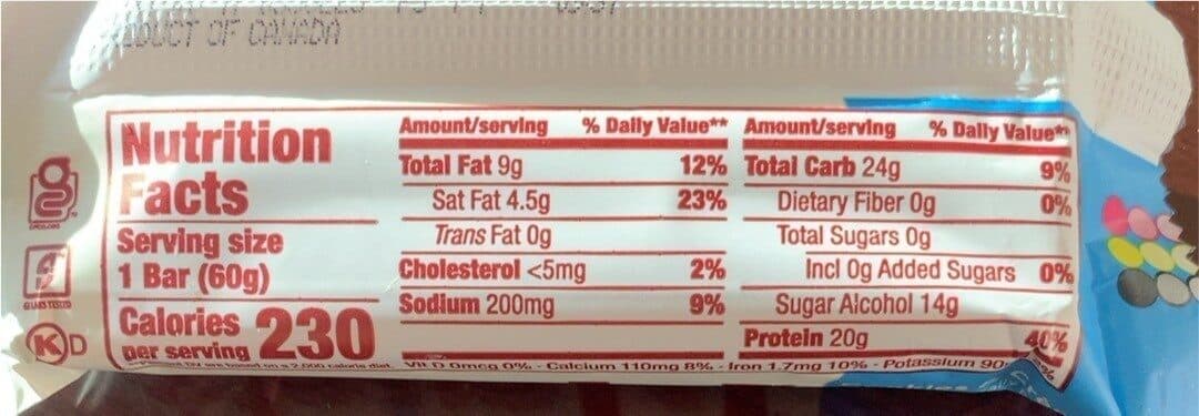 Think! Think Cookies and Creme High Protein Bar imp packshot