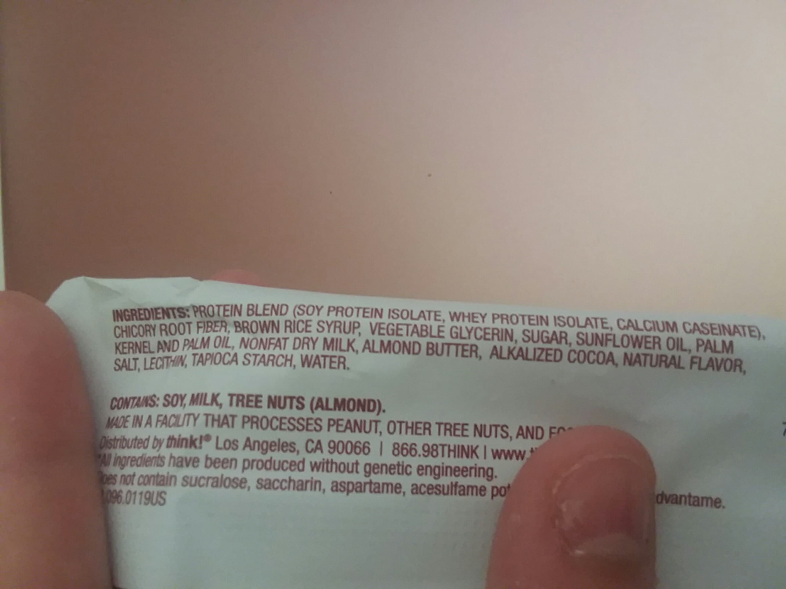 Thinkthin Llc Salted caramel protein+ bar imp packshot