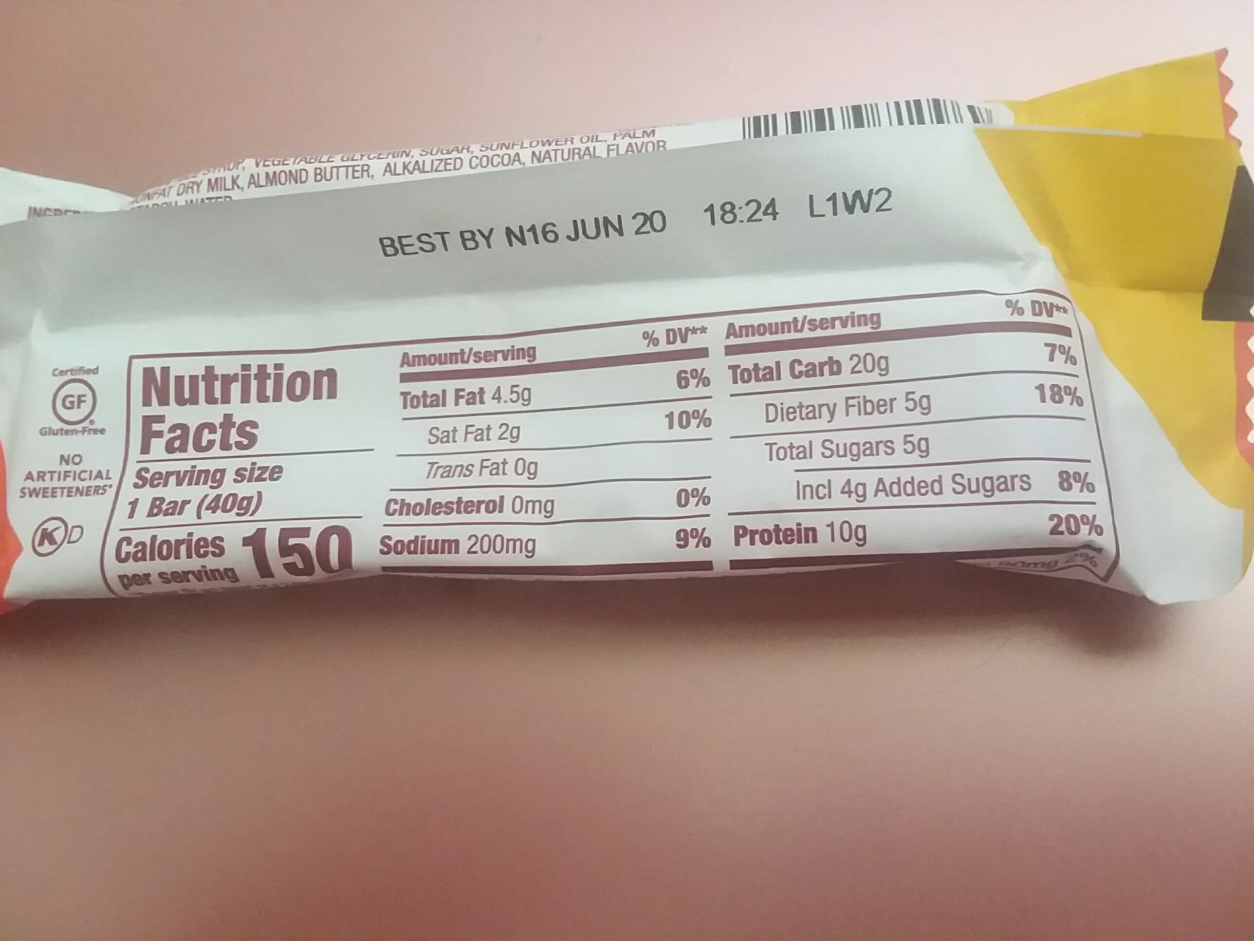 Thinkthin Llc Salted caramel protein+ bar imp packshot