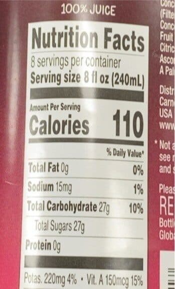 Northland Cranberries Inc. Cranberry Pomegranate Juice Blend packshot