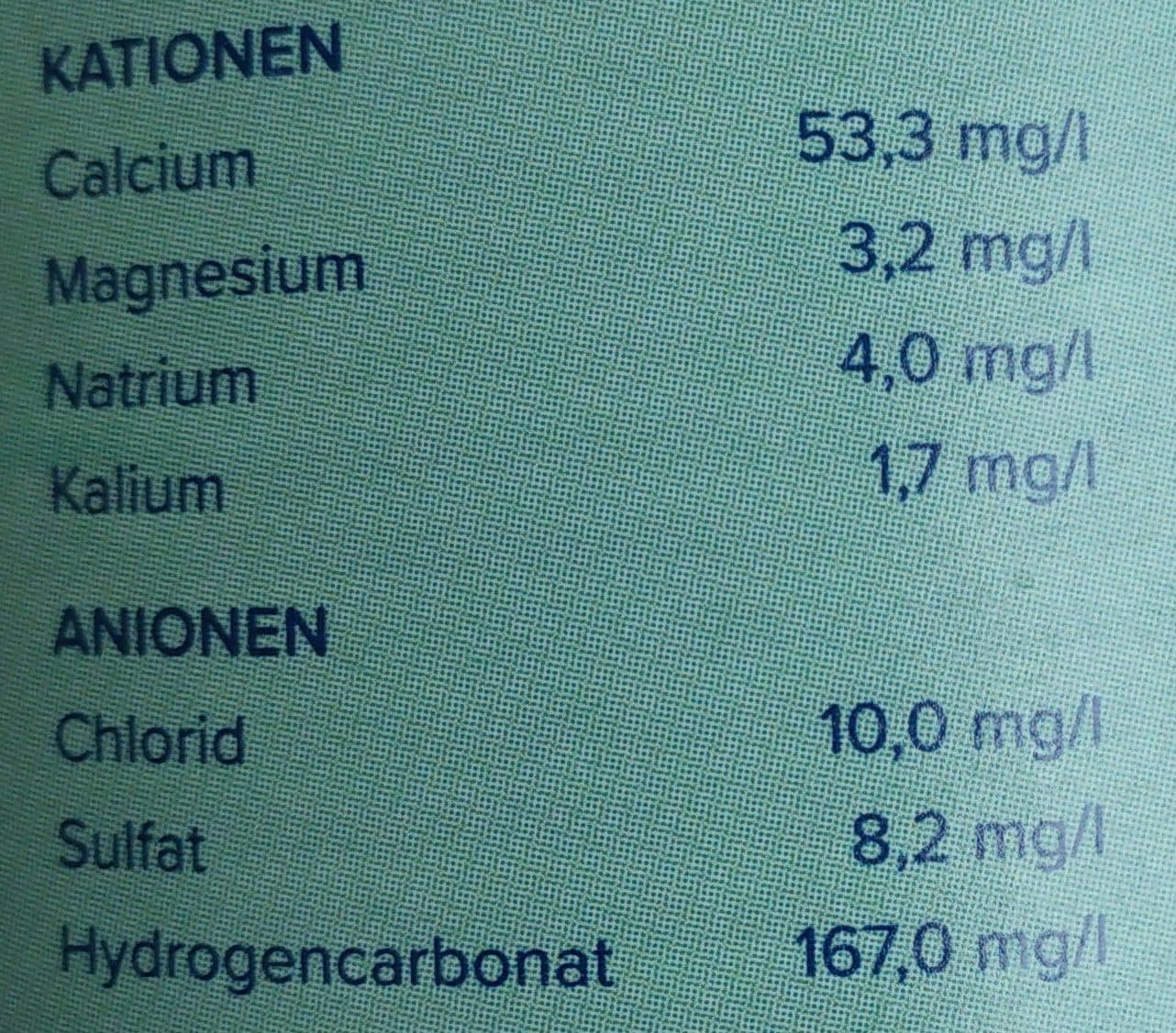 Open Food Facts Klar Mineralwasser packshot