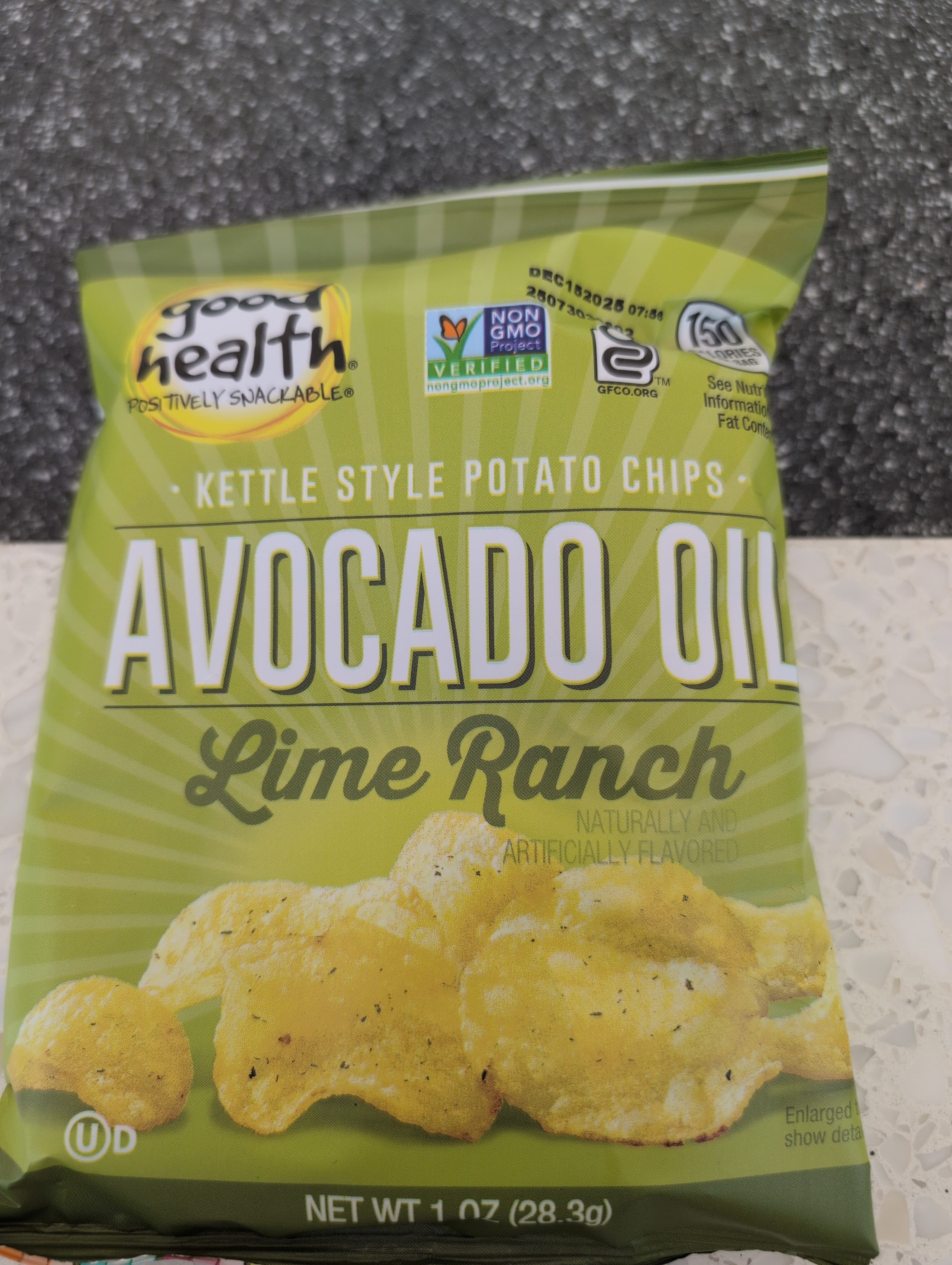 Good Health Avocado Oil Kettle Chips - Lime Ranch packshot