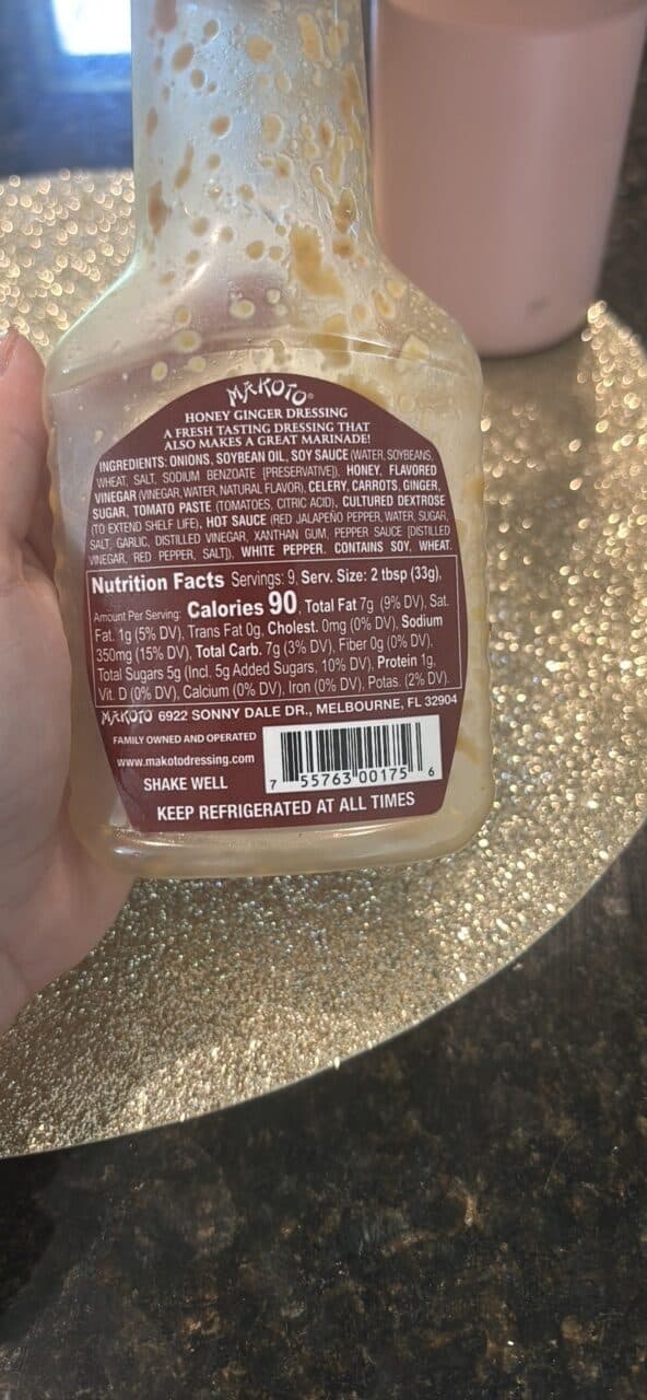 Makoto Honey Ginger Dressing packshot