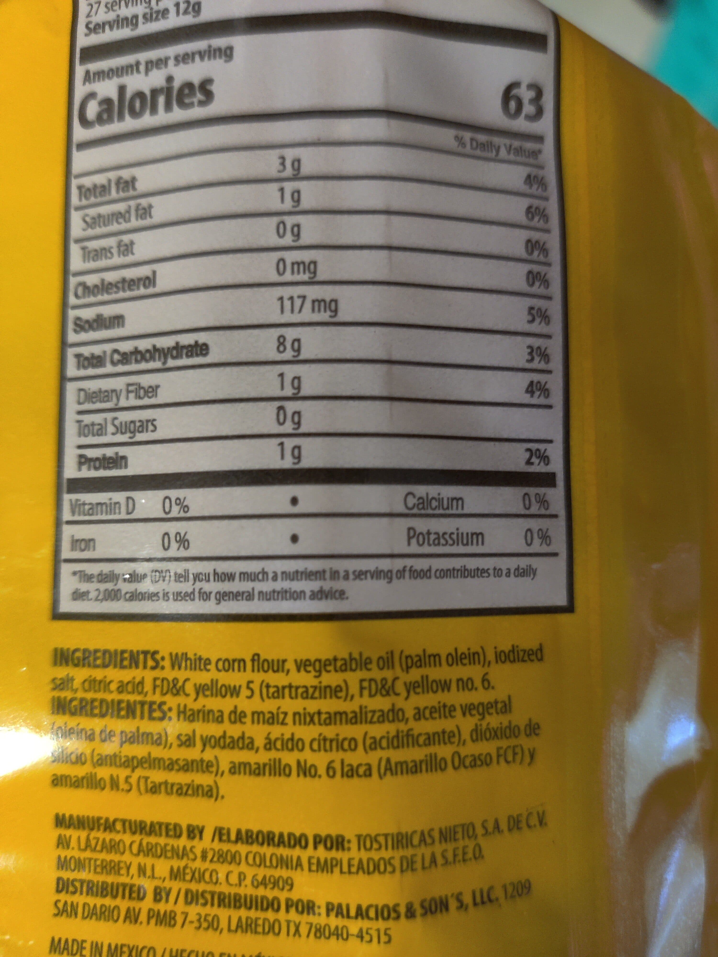 Charras Corn Tostadas packshot