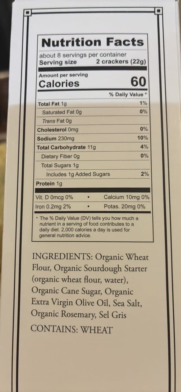 Rustic Bakery Organic Sourdough Flatbread packshot